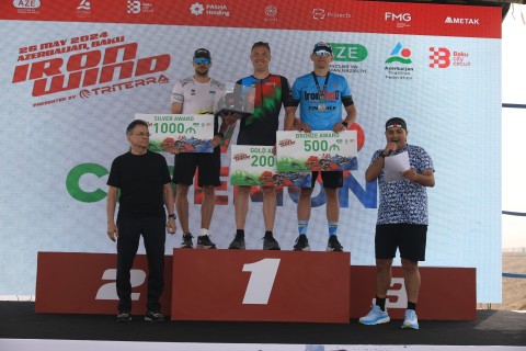 В Пираллахи завершились соревнования по триатлону - ФОТО