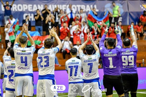 Победа Азербайджана над Италией в ФОТОграфиях