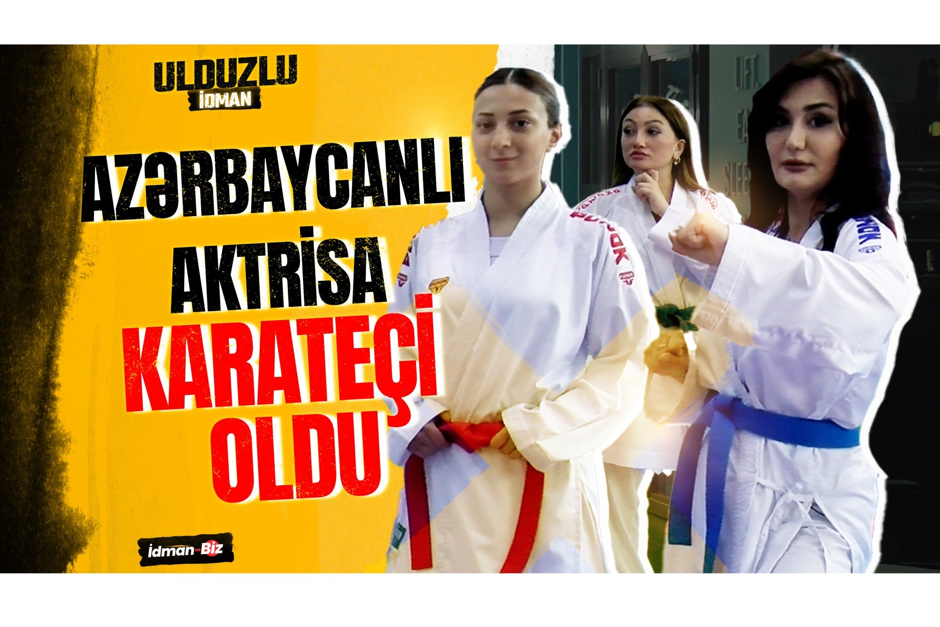 Actress Zulfiyya Gurbanova wants to beat the karate fighter - VIDEO