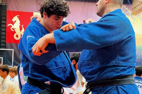 Azerbaijani judokas at the Olympic training camp in Poreč - PHOTO