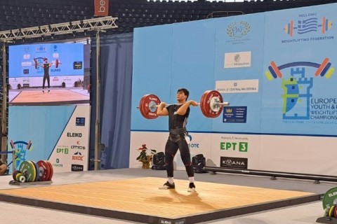 Azerbaijani weightlifter becomes the European Champion - 3 gold medals - PHOTO