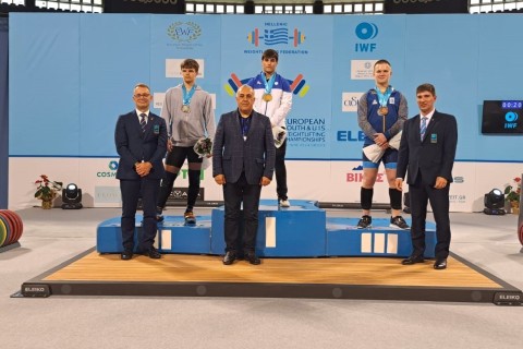Azerbaijani weightlifter becomes the European Champion - 3 gold medals - PHOTO