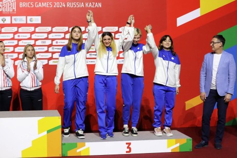 Sablyaçılardan Kazanda bürünc medal - FOTO