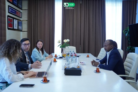 Farid Gayibov meets with Chad's minister of youth and sports - PHOTO