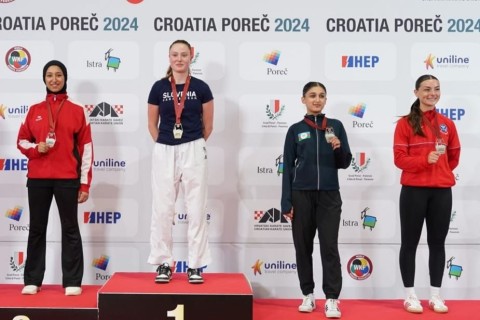 Aysu Əliyeva Poreçdə medal qazanıb