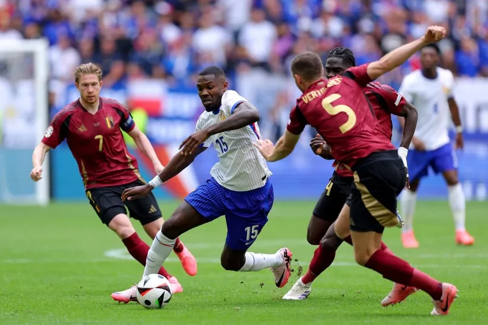 ЕВРО-2024: Судьбу матча Франция - Бельгия решил автогол - ВИДЕО