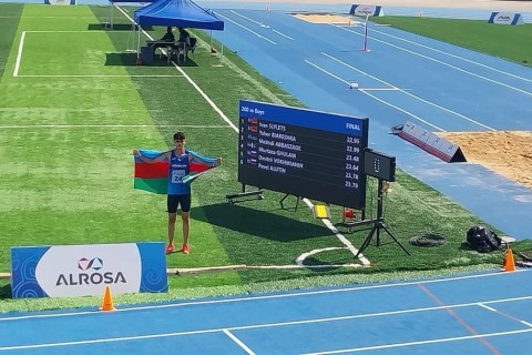 Azerbaijani athlete collects bronze medal in Children of Asia - PHOTO