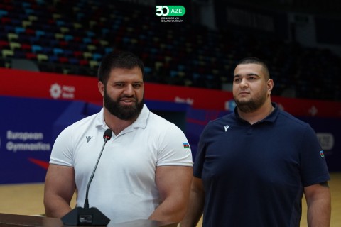 Farid Gayibov meets with successful athletes - PHOTO