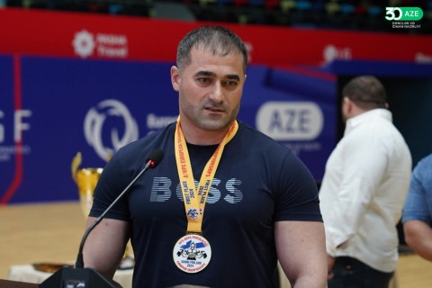 Farid Gayibov meets with successful athletes - PHOTO