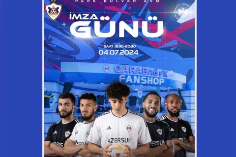 Qarabag players will meet with fans