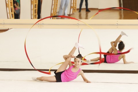 Условия тренировок нахчыванских гимнастов адаптированы к стандартам - ФОТО