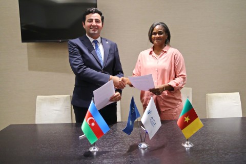 Подписан Меморандум между федерациями гимнастики Камеруна и Азербайджана - ФОТО