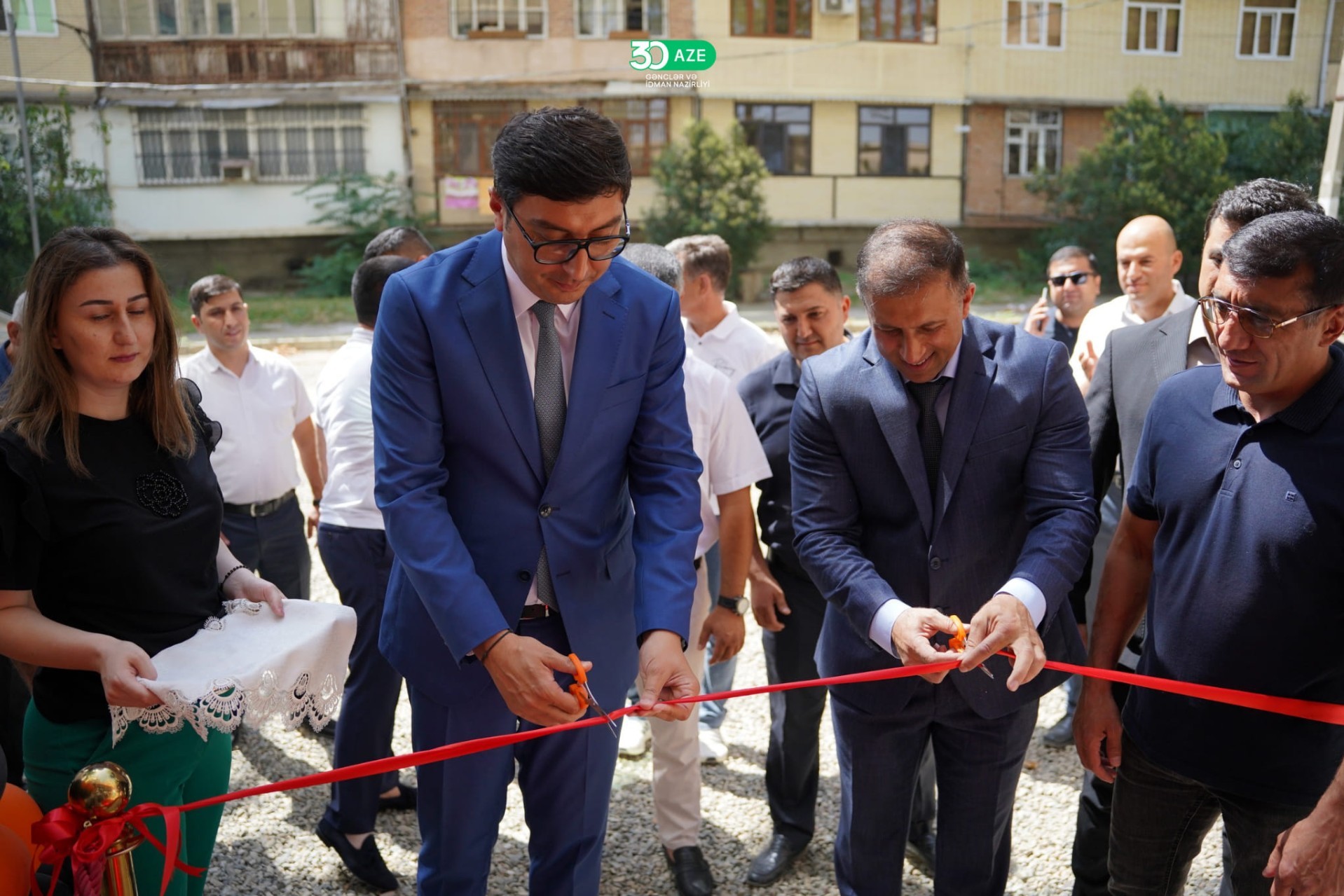 Fərid Qayıbov Gəncədə “AF fitnes” zalının açılışında iştirak edib - FOTO