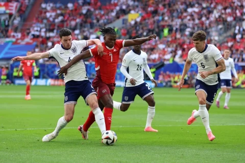 ЕВРО-2024: судьбу матча Англия - Швейцария решила серия пенальти - ВИДЕО