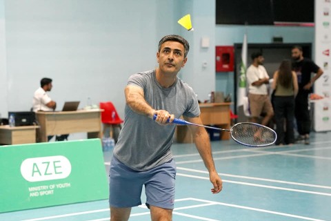 Dövlət qurumlarının əməkdaşları arasında badminton yarışı keçirilib - FOTO