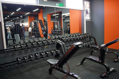 Фарид Гаибов принял участие в открытии зала "AF Fitness" в Гяндже - ФОТО