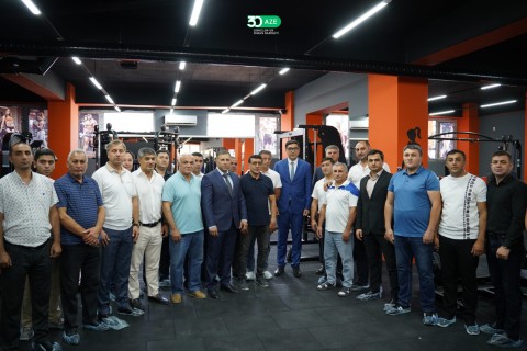 Farid Gayibov participates in the opening of "AF fitness" hall in Ganja - PHOTO