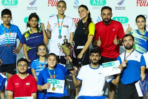 For the first time in Azerbaijani badminton - PHOTO