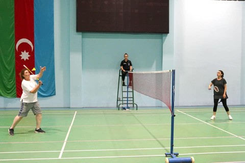 Dövlət qurumlarının əməkdaşları arasında badminton yarışı keçirilib - FOTO