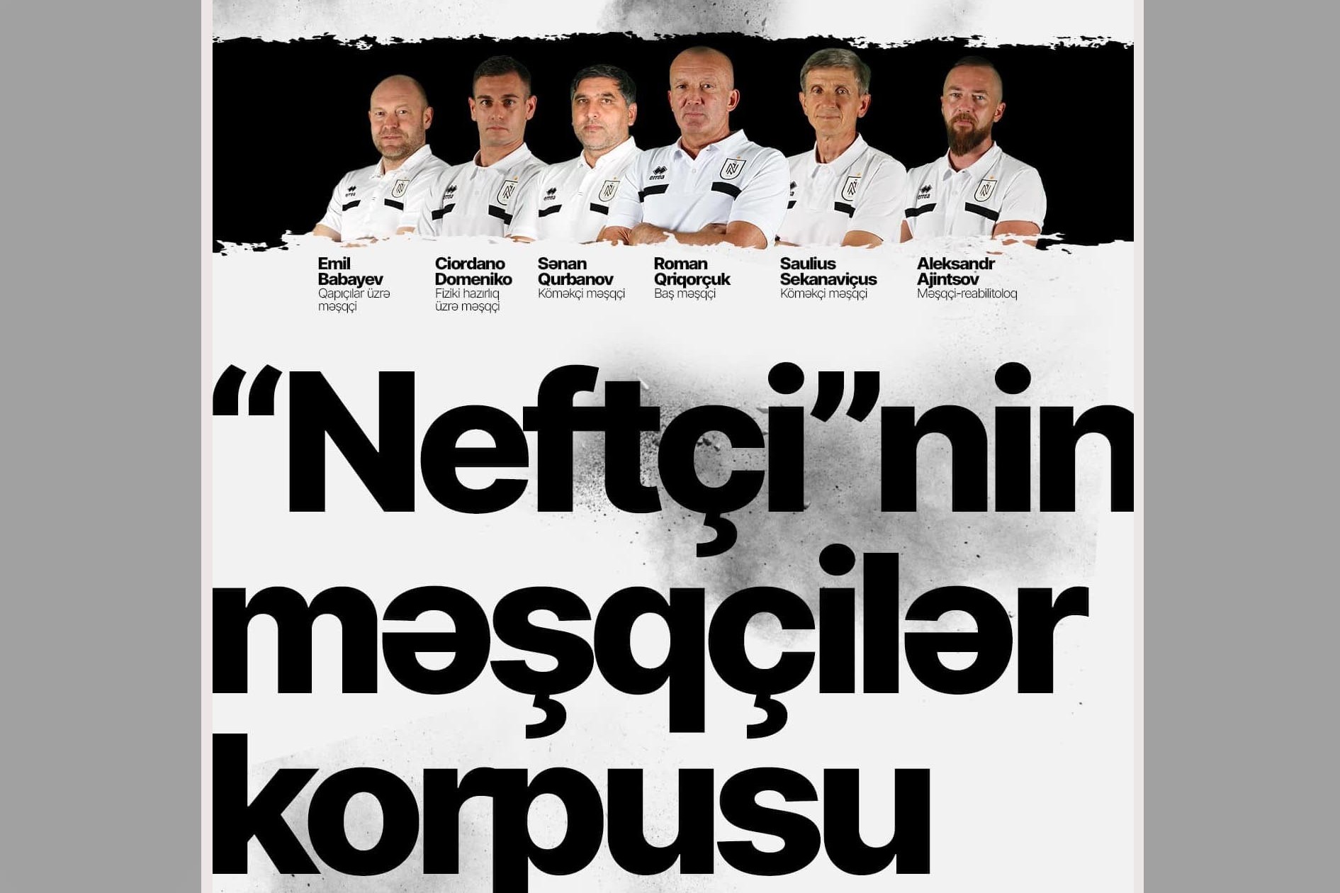 “Neftçi”də üç yeni məşqçi