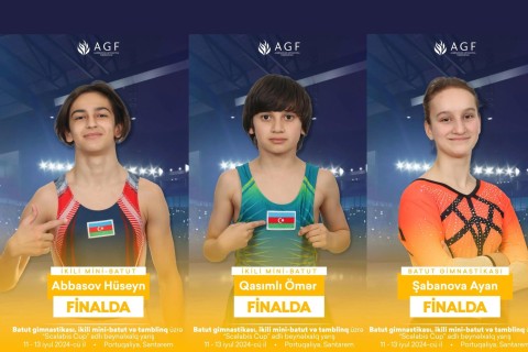 Üç gimnastımız final mərhələsində - FOTO