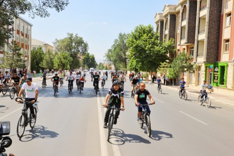 Naxçıvanda velosiped yarışı keçirilib - FOTO