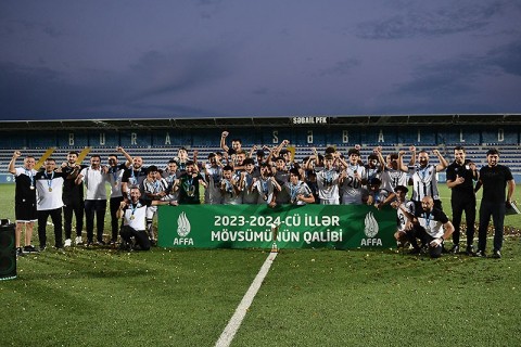 Neftchi win 2023/24 U16 League - PHOTO