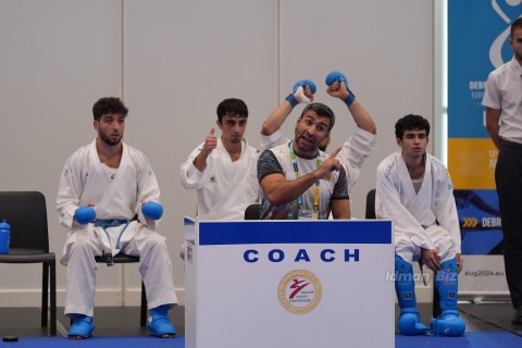 Avropa Universitet Oyunları: Kişi karateçilərimiz finalda, qadınlardan bürünc medal - FOTO