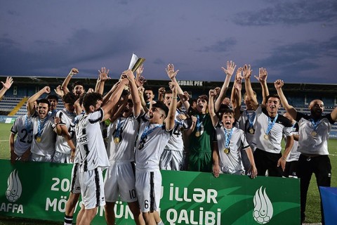 Neftchi win 2023/24 U16 League - PHOTO