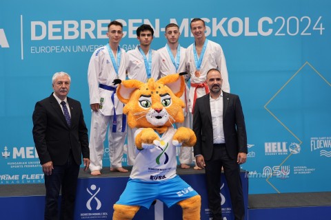 Fərid Savadov Avropa Universitet Oyunlarında qızıl medal qazanıb - FOTO