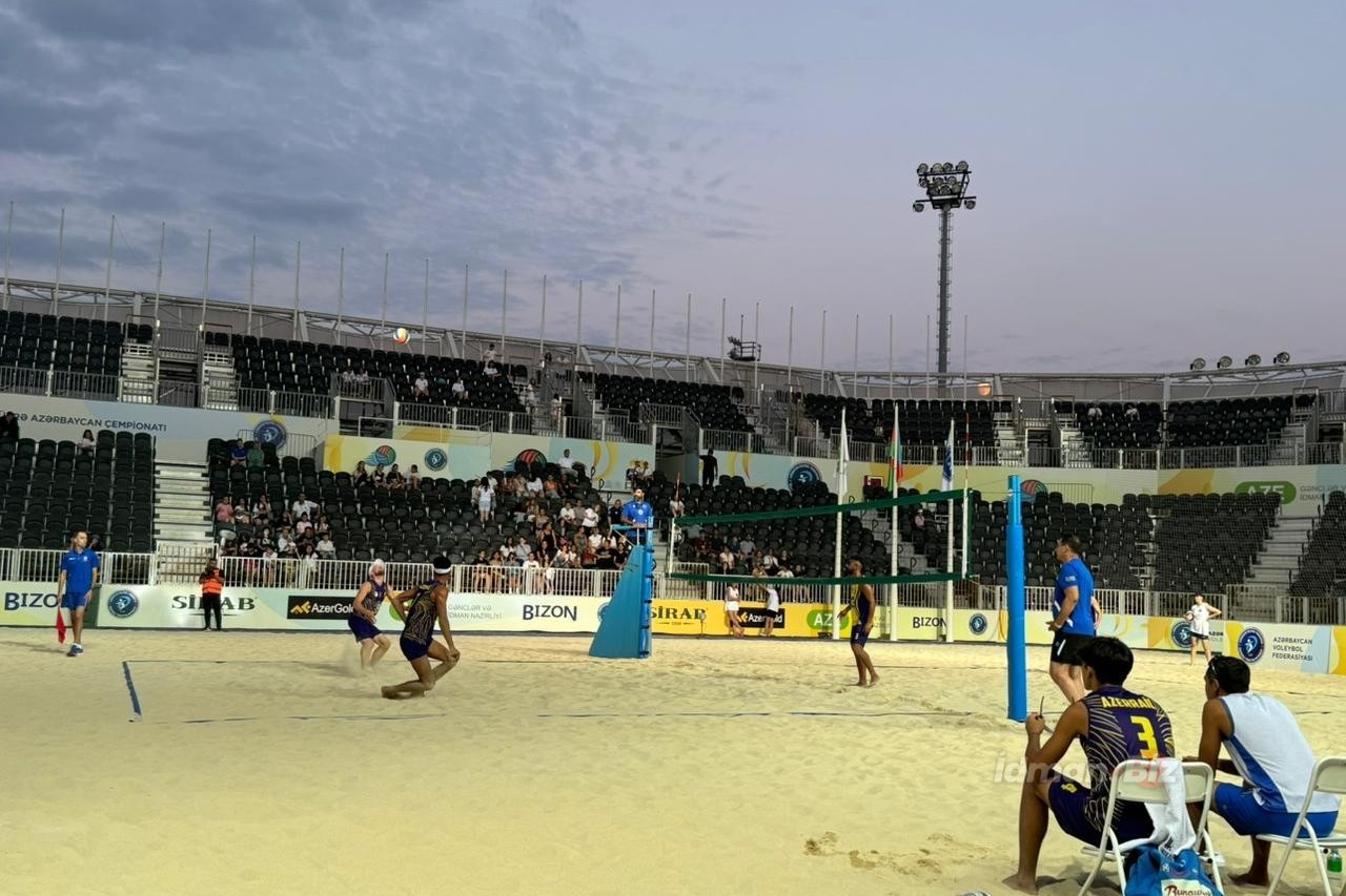 Çimərlik voleybolunda kişilər arasında qalib müəyyənləşib