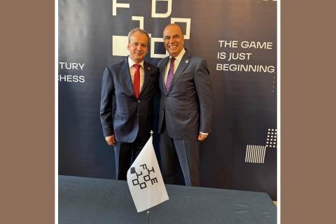 The head of the AFC participates in the anniversary event of FIDE - PHOTO
