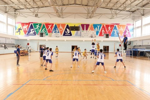 AVF president watched the practice of junior volleyball players in Gakh - PHOTO