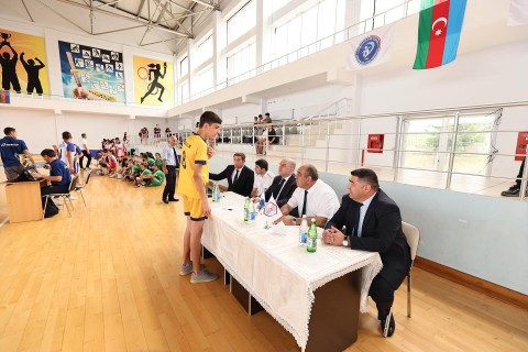 AVF president watched the practice of junior volleyball players in Gakh - PHOTO