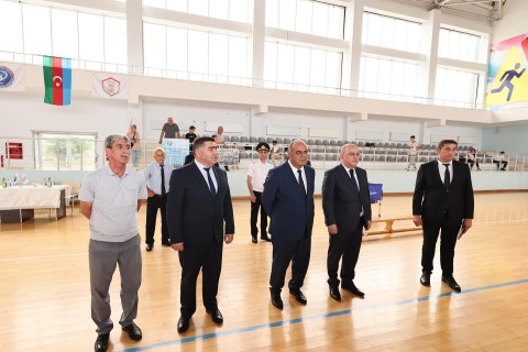 AVF president watched the practice of junior volleyball players in Gakh - PHOTO