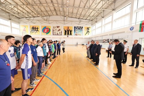 AVF president watched the practice of junior volleyball players in Gakh - PHOTO