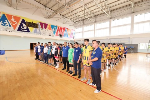 AVF president watched the practice of junior volleyball players in Gakh - PHOTO