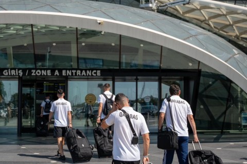 Qarabag players leave for Gibraltar - PHOTO