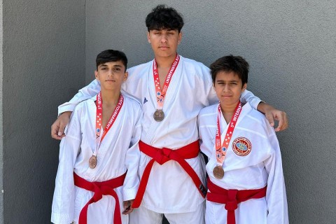 Azerbaijani karate fighters won bronze medal in Turkiye