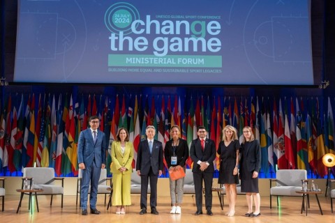 Фарид Гаибов на международном форуме "Change the Games" в Париже - ФОТО