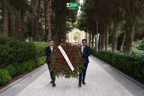 MYS staff visits National Leader Heydar Aliyev’s grave - PHOTO