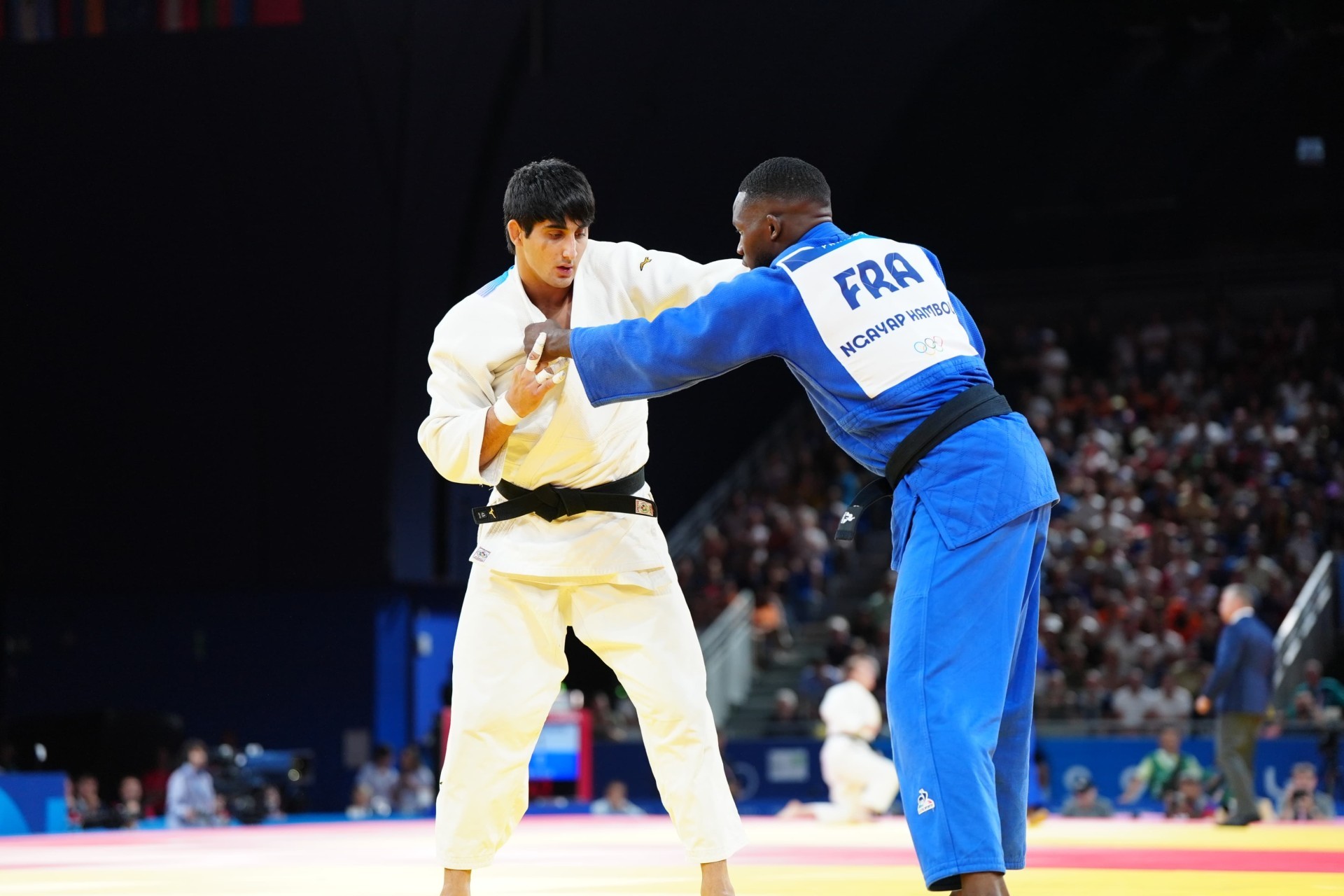 Paris 2024: Eljan Hajiyev defeated in 1/8 Elimination Round - PHOTO - VIDEO