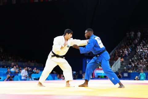 Paris 2024: Eljan Hajiyev defeated in 1/8 Elimination Round - PHOTO - VIDEO