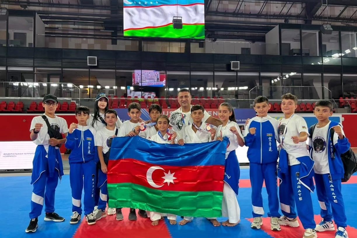 Azerbaijani karate players won 12 medals in Russia - PHOTO