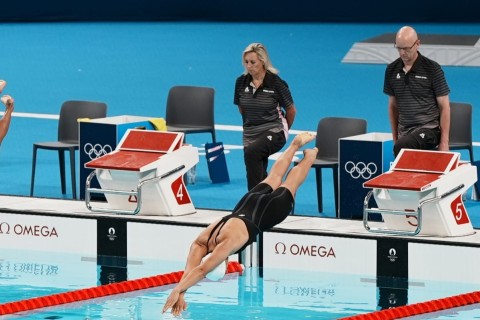 Paris 2024: Azerbaijani swimmer finished 3rd in the group - PHOTO - VIDEO