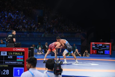 Paris-2024: Sənan Süleymanov bürünc medal uğrunda güləşəcək - FOTO - VİDEO