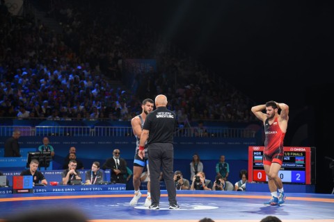 Paris-2024: Sənan Süleymanov bürünc medal uğrunda güləşəcək - FOTO - VİDEO