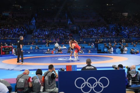 Paris-2024: Sənan Süleymanov bürünc medal uğrunda güləşəcək - FOTO - VİDEO