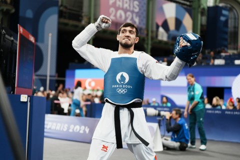 Finalda zədələnən Qaşım Maqomedov Olimpiadada gümüş medal qazanıb - FOTO - VİDEO