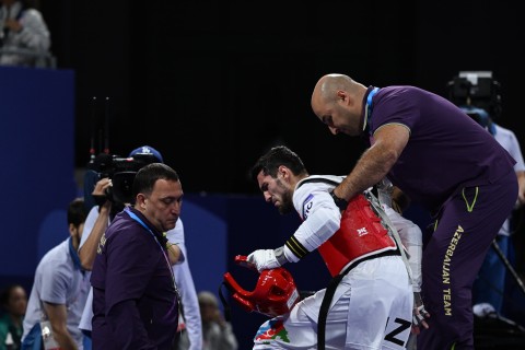 Finalda zədələnən Qaşım Maqomedov Olimpiadada gümüş medal qazanıb - FOTO - VİDEO